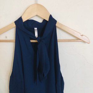 Closet-wide SALE 🌙📦 Navy Tank w/ Necktie